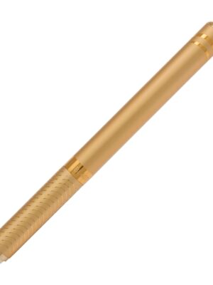 Alloy Retractable Gel Pen, Gold Barrel, Black Ink, Includes Gif Box