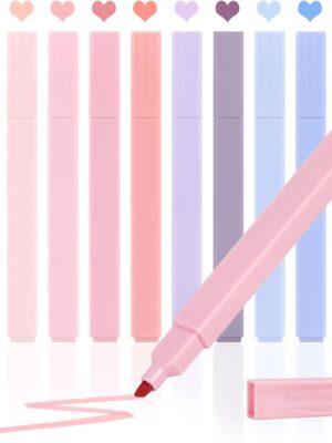 12pcs Bible Highlighters, Bible Highlighters No Bleed, Pastel Highlighter Set, Cute Highlighters, No Bleed Bible Highlighters Pastel (12 Color)